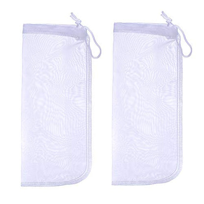 ALEGI Aquarium 180 Micron Extra Fine Media Filter Bag, 10"x3.9", 6 Pack - size: 10"*3.9" (6 pack)