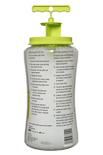 RESCUE! Fly Trap Max – Extra Large Reusable Outdoor Fly Trap - 2 Traps - size: 2 Traps