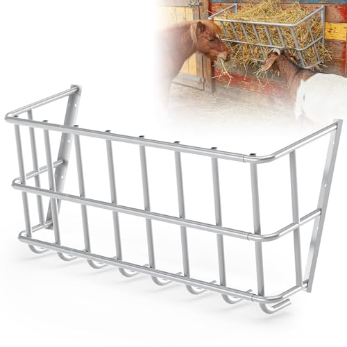 Hay Feeder for Goats,25 Gallons Livestock Feeder - size: 39INCH