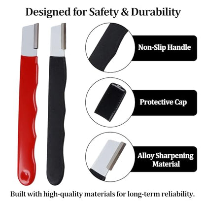 2 Pack Pocket Sized Garden Tool Blade Sharpener Sharpening Tool for Pruners, Shears, Knives, Axes Portable & Easy to Use for Gardening, Camping, Outdoors - size: 2 Pack
