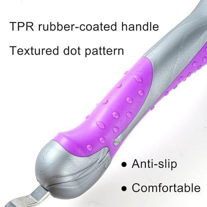 Horse Hoof Pick with Dual Brush,TPR Non-Slip Grip, Farrier Tool Hoof Pick for Horse Hoof Cleaning and Grooming,4 pcs Set - size: 4 pcs