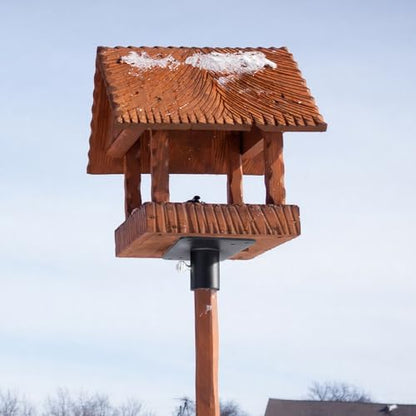 Novabright Bird House Mounting Plate Flange for 1 Inch Bird Feeder Pole