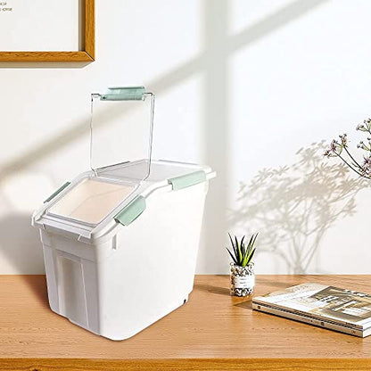 25lb Airtight Flour Storage Container, Cyan - color: Cyan 2 Count