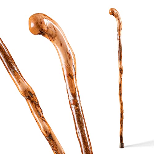 Brazos Wooden Walking Canes for Men and Women, Stable Walking Sticks for Seniors, Made in The USA - size: 37 Inch, style: Knob Root Hardwood 1