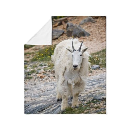 CafePress Mountain Goat Throw Blanket Super Soft Fleece Plush Throw Blanket, 60"x50"