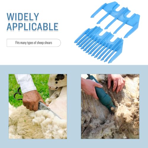 Kisangel 2pcs Sheep Clipper Guard Attachment, Professional Comb Guide