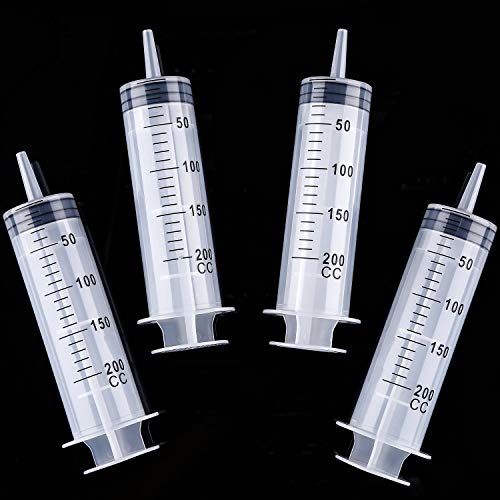Frienda 4 Packs Syringes Without Needles,200 Ml - size: 200 ml