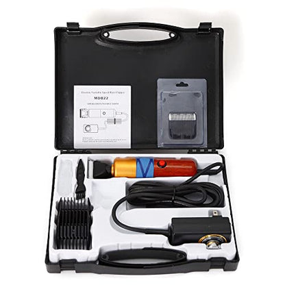 DC12V 200W, Electric Professional Sheep Shears, Animal Grooming Clippers for Sheep Alpacas Goats and More, Farm Livestock Haircut with Grooming Carrying Case