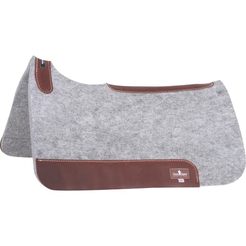 Classic Equine Blended Felt Saddle Pad, 1-inch Thick, 31-inch x 32-inch