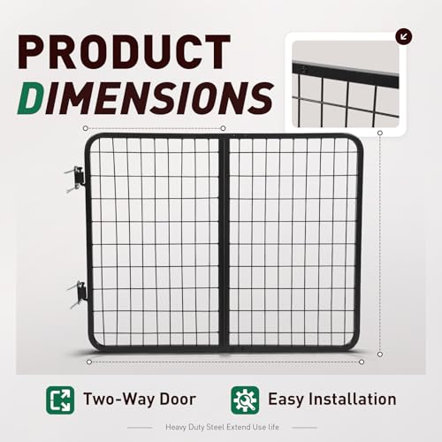 Horse Stall Gate 48" W Compatible with Livestock Enclosures