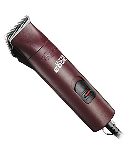 Andis 22685 Professional UltraEdge Super 2-Speed Detachable Blade Clipper – Rotary Motor with Shatter-Proof Housing, Runs Calm & Silent, 14-Inch Cord - for All Coats & Breeds - 120 Volts, Burgundy