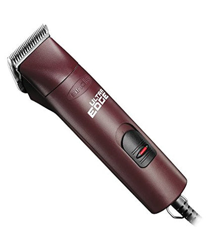 Andis 22685 Professional UltraEdge Super 2-Speed Detachable Blade Clipper – Rotary Motor with Shatter-Proof Housing, Runs Calm & Silent, 14-Inch Cord - for All Coats & Breeds - 120 Volts, Burgundy