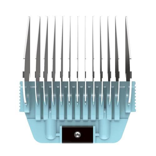Stainless Steel A5 Wide Guide Comb – Metal Attachment for A5 Wide Blades, Compatible with Wahl KM, Andis, Oster, Heiniger – Smooth & Durable Grooming Guard (25mm - 1") - size: 25mm - 1"