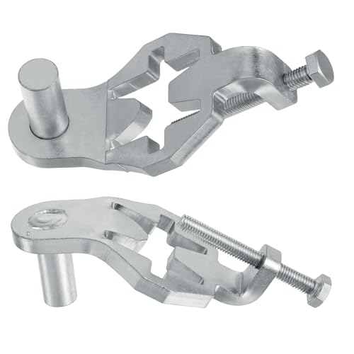 T-Post Gate Hinge Pins, Heavy Duty Gate Hanger,5/8 Inch, 2 Pack, for Farm Garden and Backyard Gates, Easy to Install