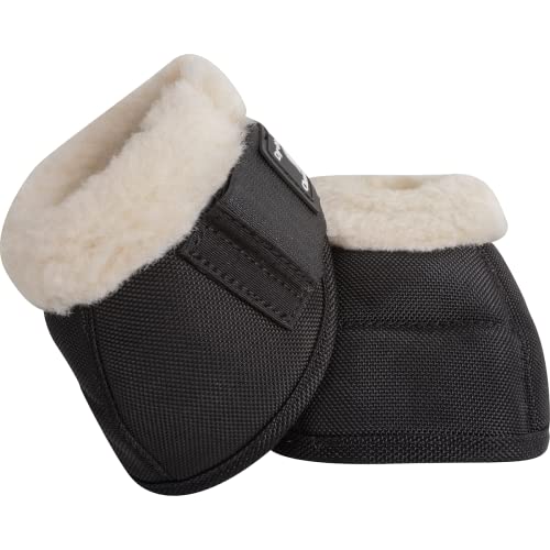 Classic Dyno No Turn Fleece Bell Boots Black Large - size: Large