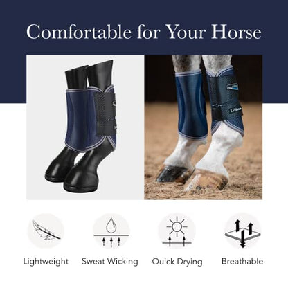 LeMieux Support Horse Boots - Protective Gear and Training Equipment - Equine Boots, Wraps & Accessories - size: Medium