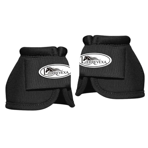 Ballistic Nylon Horse Bell Boots Large - Overreach Protection - size: Large