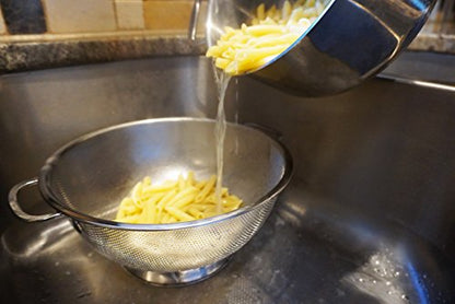 RSVP International International Endurance Stainless Steel Precision Pierced Colander, 5-Quart (Punch-5), Silver - size: 5-Quart