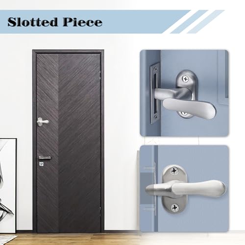 Alise Flip Latch Lock Swinging Gate Latches Door Lock,Brushed,Small Size - color: Brushed, size: Small Size