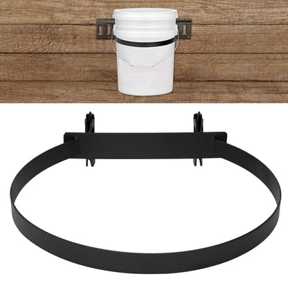 5 Gallon Bucket Holder for E Track, Wall Mount | Heavy Duty, Buckets Hanger, E Track Accessories, For Enclosed Trailer, Workshop and Garage