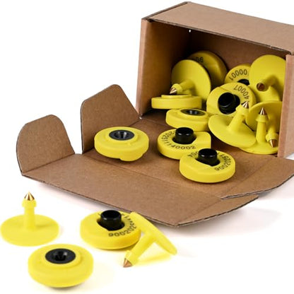 RFID Animal Ear Tag, ISO 11784/11785 Compliant Livestock Tracking Tag