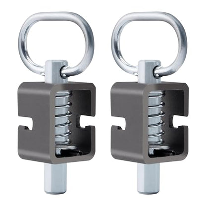 Spring Latch Lock, Weld-On Spring Latch Assembly, Trailer Gate Latch (Pack of 2)