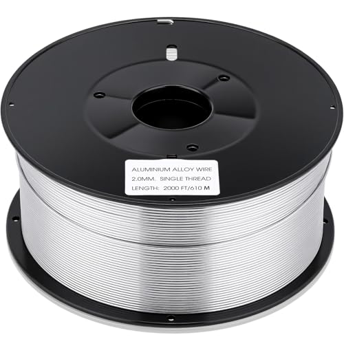 Gisafai 2000 ft 14 Gauge Aluminum Wire for Electric Fencing - size: 2000 ft 14 Gauge