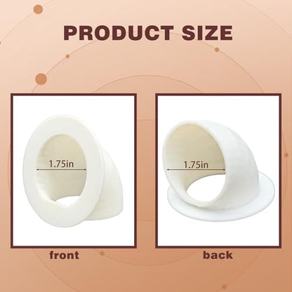 16 Pack Quail Feeder No Waste Feeder Port for DIY Bucket Container (1.75in) - color: 1.75in*16pcs