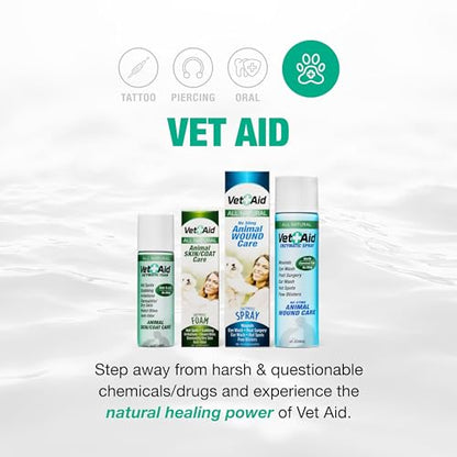 Animal Wound Care Foam - Liquid Bandage for Dogs, Cats & More - Pet Wound Care Supplies - Supports Insect Bites, Acne, Hot Spots & More for Pets - 2 oz