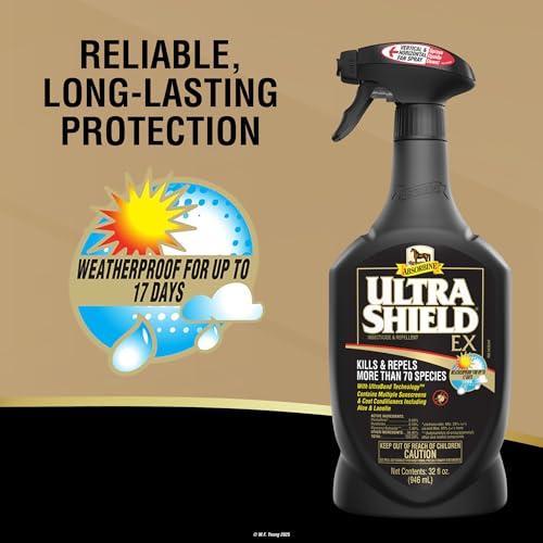 Absorbine UltraShield EX Insecticide & Repellent, 32 fl oz Sprayer - size: 32oz Sprayer