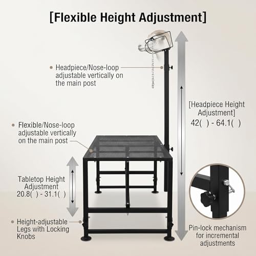 Goat Sheep Stand Livestock Livestock Goat Milker Cow Halter Farm Stand Supplies Cows Sheepskin Cow Accessories Show Goat Supplies 47x23in Tabletop 500 lbs