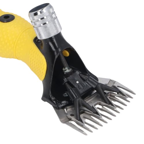 Naroote Electric Sheep Shears, Professional Goats Clippers with 3000RPM, Carbon Steel Blade, Non Slip Handle, Low Vibration & Powerful Motor for Sheep, Alpacas, Goats (US Plug 110V)