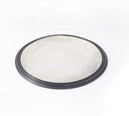 20 Micron VITON/FKM Tri Clamp Screen Filter Gasket 316L (20Uf Micron/625Mesh) Stainless Steel Pharmaceutical Grade Filter Mesh. VITON with & FDA Certification (4") - size: 4 Inch