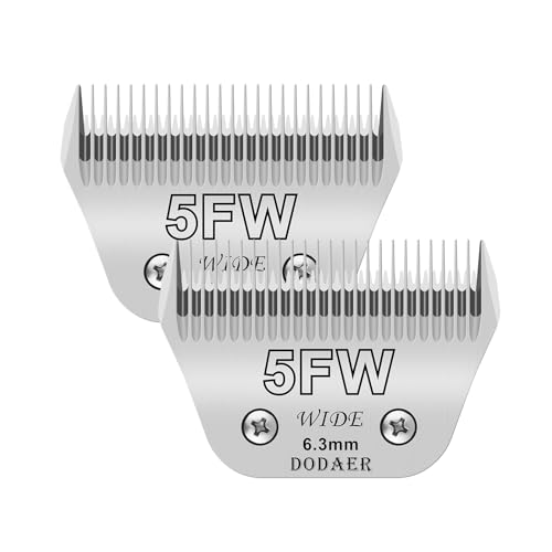 5FW blades dog grooming Compatible with Andis,Oster A5,Wahl km10 Clippers - color: 5FW-2PCS