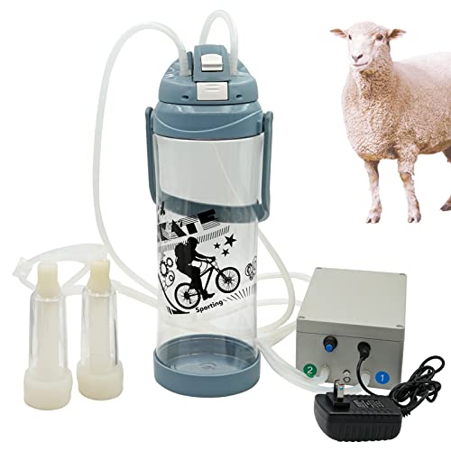 3L Goat Milking Machine Electric Pulsation Vacuum Pump Goat Milker - size: Goat