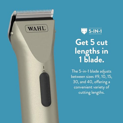 Wahl Professional Animal Arco Cordless Clipper Kit, 8786-452, Champagne - color: Champagne