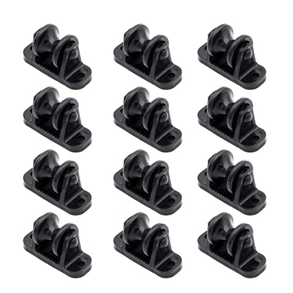 12 Pcs Electric Fence Wood Post Corner Bracket Insulators