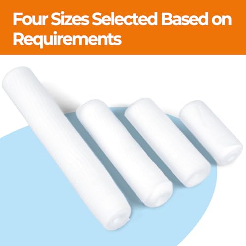 Gauze Rolls Bandages 4in x 4.1yds, 24 Rolls Conforming Stretch Gauze Bandage 4 Inch, Individually Wrapped Includes Medical Tape - size: 4"x4.1yds(24 Rolls)