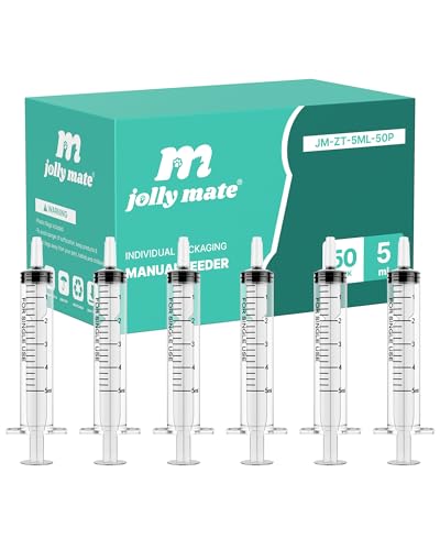 50 Pack 5ml Oral Syringes for Liquid without Needle Individually Wrapped - style: 5ml