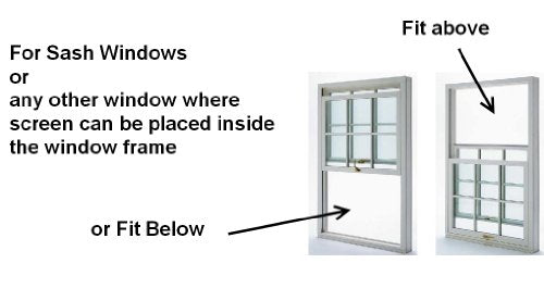 Frost King, AWS1045 WB Marvin Adjustable Window Screen, 15" high, fits 25 - 45" wide - size: 25"W x 15"H
