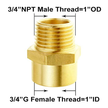 Joywayus 3/4 inch Thread Float Ball Valve Floating Ball-cock Tank Ballcock Fittings Automatic Water Level Control Switch - size: 3/4 inch (Pack of 1)