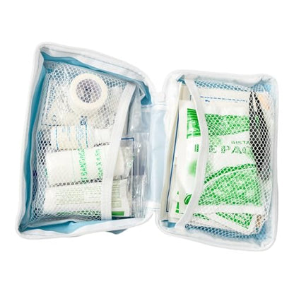 Country Living 50-Piece Pet Travel First Aid Kit – Emergency Pet Care for Home & Travel – Treats Cuts, Scrapes, Bites, & Minor Injuries – Essential Safety Kit