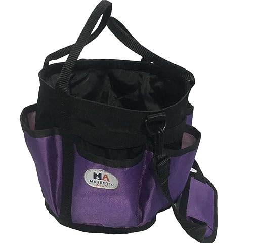 Majestic Ally horse Grooming Organizer Tote Bag - color: Purple
