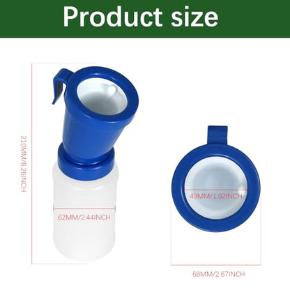Teat Dip Cup - Non Reflow Design for Cow, Goat, Sheep - style: blue