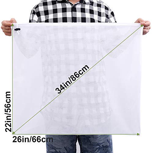 Brew Bags Reusable 3 Pack, Extra Large 26"x22" Fine Mesh Strainer Bag for Home Brewing Hops Grains Wine Beer Making Drawstring Straining Brew in a Bag - size: 1