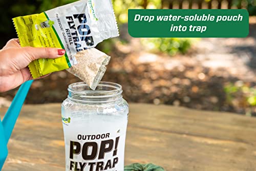 RESCUE! POP! Fly Trap – Large Reusable Fly Trap for Outdoor Use - style: Trap