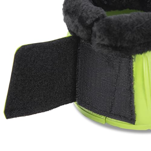 Shires ARMA Fleece Trim Bell Boot (Bright Green, X-Full) - color: Bright Green, size: X-Full