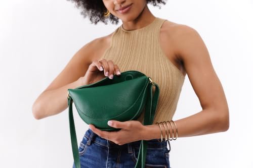 Portland Leather Goods Koala Sling Bag - Adjustable Full-Grain Leather - color: Bacalar, size: Medium