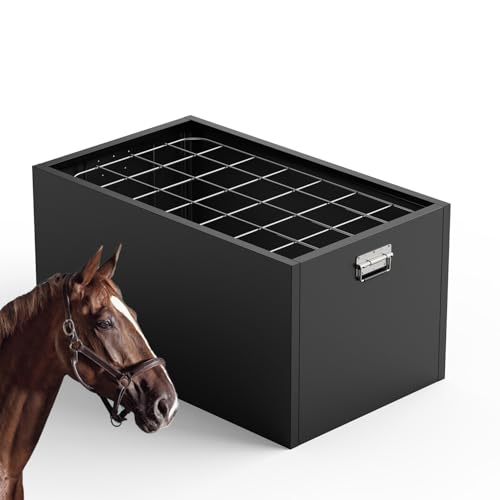 Slow Hay Horse Feeder, Heavy Duty Steel Slow Feeder