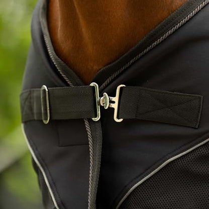 Equinavia Sommer Stable Sheet with NordicAir™ Tech - Black/Grey - 76 in - color: Black, size: 76 in